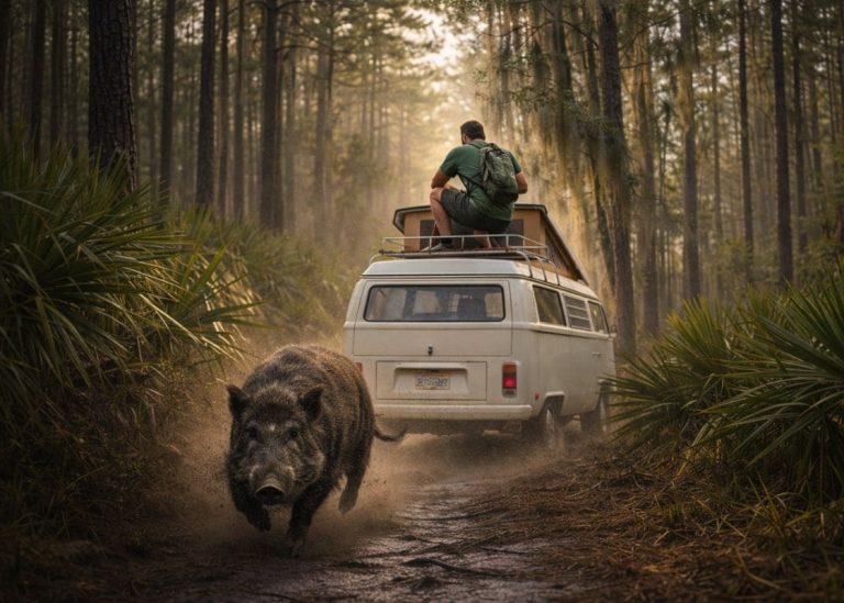 How I Ran From a Wild Boar in the South