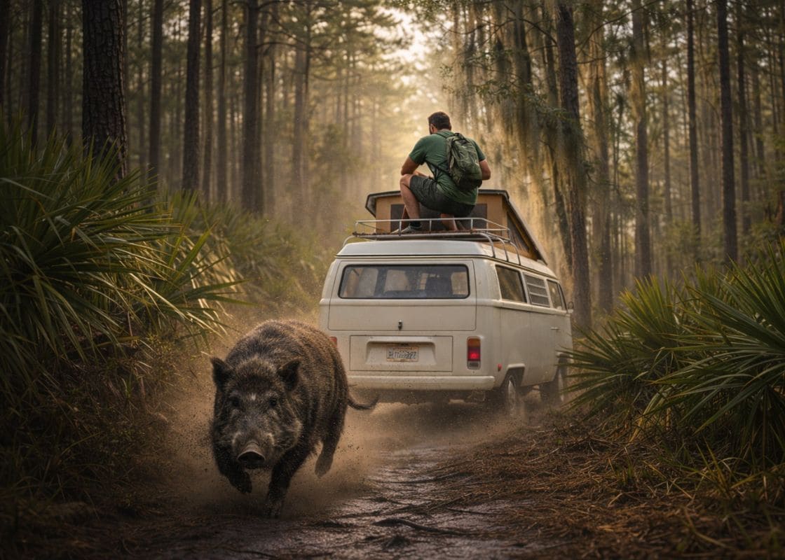 How I Ran From a Wild Boar in the South