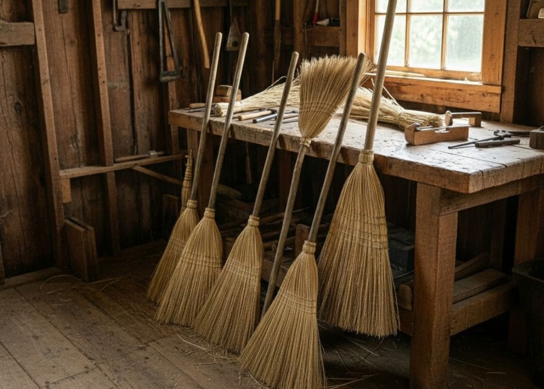 What I Learned About Real Broom Making at Shaker Village of Pleasant Hill